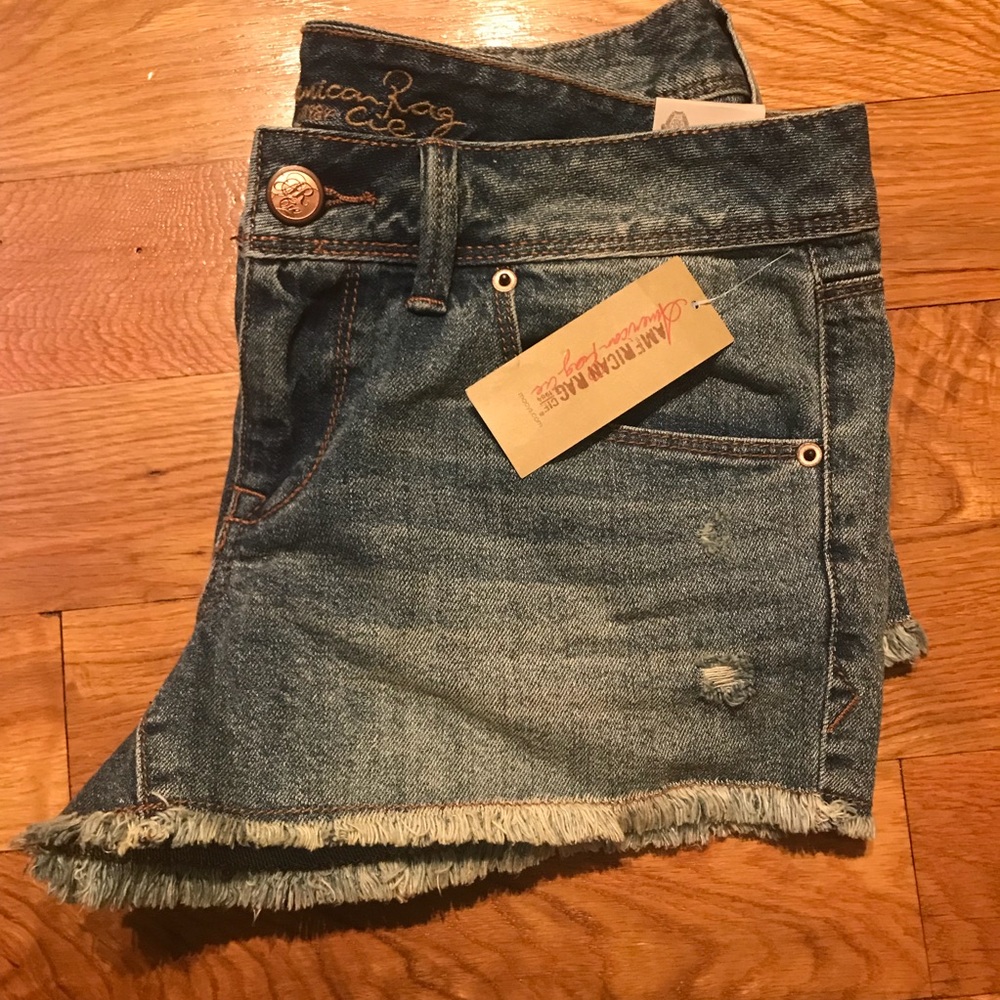 American Rag Ripped Denim Shorts - Picture 4 of 5